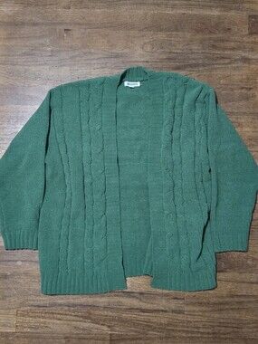 Cocovive Kelly Green Open Cardigan